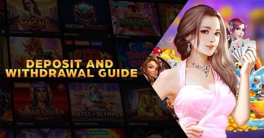 Guia de depósito e saque no Jet Casino